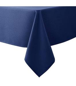 lot 70659 image: Navy Blue Water-Repellent Tablecloth - Retail $25