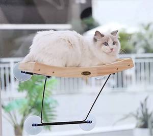 lot 69313 image: Window-Mount Cat Hammock with Suction Cups - Retail $25