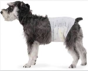 lot 69315 image: Male Dog Wrap Diapers - Medium Size (30 Pack) - Retail $15