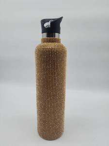 lot 69350 image: Gold Crystal Rhinestone Water Bottle - Retail $35
