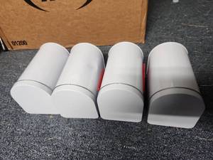 lot 69396 image: White Tin Mini Mailbox- Set of 4 - Retail $89