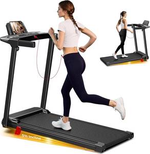 lot 187257 image: Retails for $190 Portable Treadmill with Incline, 3.0HP Walking Pad with Handle Bar, 3-in-1 Foldable Treadmill for Home Office Small Space with Quiet Brushless, 300 LBS Capacity