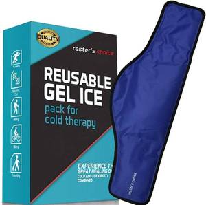 lot 301347 image: Resters Choice Neck Gel Ice Pack - Reusable Cold Pack for Neck and Shoulders (23 x 8 x 5 Inch)