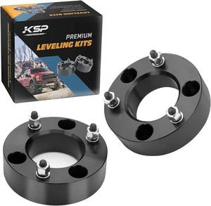 lot 301365 image: KSP 2.5 Front Leveling Lift Kits for F150 2004-2026, 2.5in Chassis Level Kit Compatible With Expedition 2003-2018, Mark LT, 2pcs Auminum Suspension Strut Spacers Work On shock Absorber