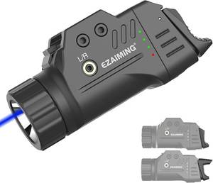 lot 401302 image: Blue Laser Light Combo with Low and High Rear Switchs for PicatinnyGLK Rail
