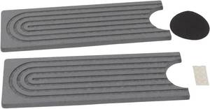 lot 401304 image: Aramox Diatomite Faucet Mat, Fast Drying Absorbent Pad, Dark Gray, 23.6x3.9 Inch, for Kitchen Bathroom RV Countertop