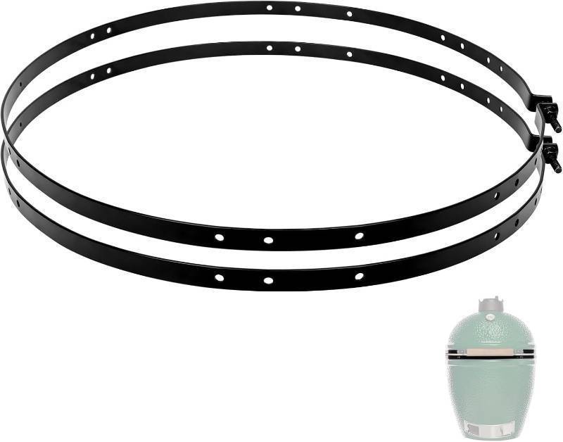 lot 131100 image: Vankey Hinge Band for Big Large Green Egg, Replacement Band for Big Size Green Egg Accessories, Replacement Parts for Split Hinge Band Assembly Split Hinges Band