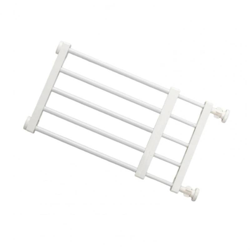lot 241911 image: Removable Pet Gate Punch-Free Pet Gate Expandable Metal Dog Gate with Door for Small Dogs Indoor Pet for Stairs Doorways(White,S)