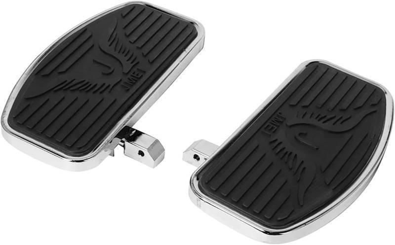 lot 441859 image: Motorcycle Rider Floorboards Fit for Honda MAGNAYamaha V-STAR Virago Vulcan, 360 Adjustable Wide Foot Rests with Anti-Slip Rubber Pad (2 Pack)