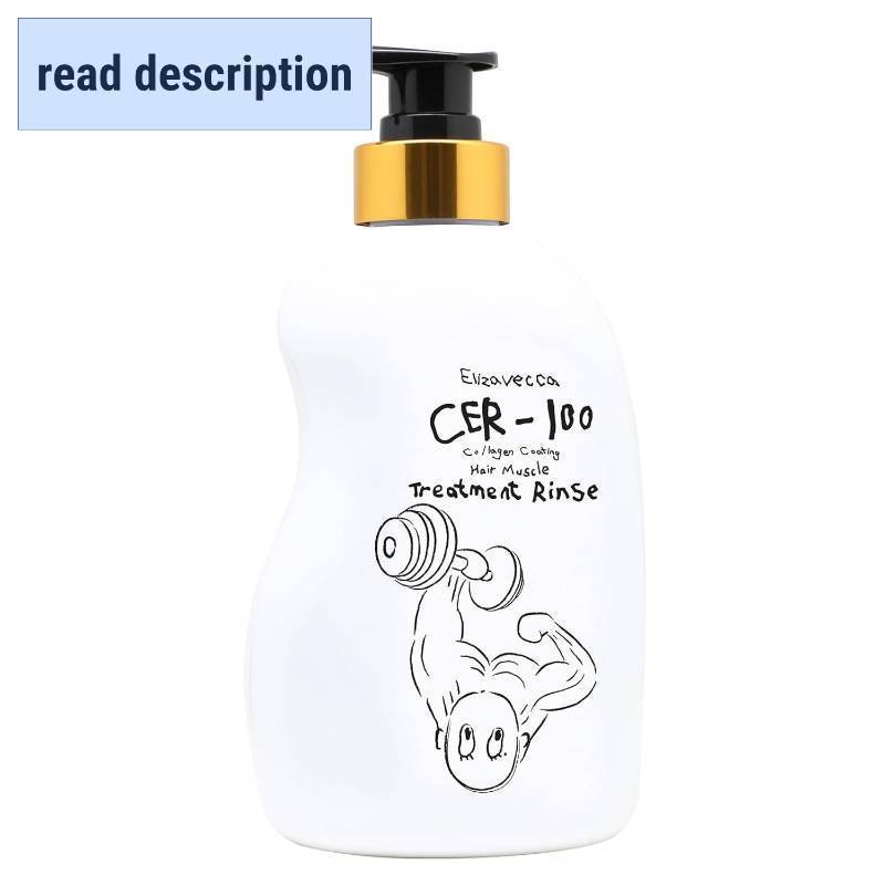 lot 441860 image: Elizavecca Collagen Coating Hair Treatment Rinse 500ml - Moisturizing Conditioner for Dry Damaged Hair