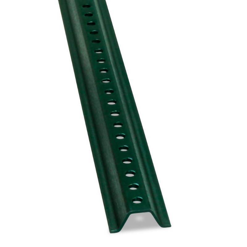 lot 251378 image: SmartSign U-Channel Sign Post, Medium Weight  4 Tall Baked Enamel Steel Post