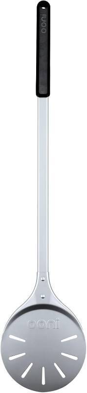 lot 351479 image: ooni Pizza Turning Peel - 7 Inch Aluminum Perforated Pizza Peel, Lightweight Metal Pizza Turner with Long Handle, Pizza Tools, Pizza Oven Accessories