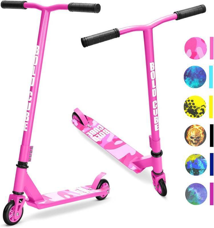 lot 271173 image: Stunt Scooter for Kids Ages 6-12 8-12 Years  Freestyle Pro 360   Aluminium Deck  ABEC 7  Micro Crystalized Deck
