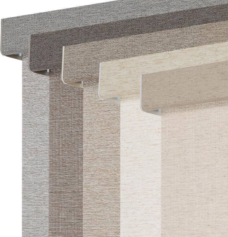 lot 201298 image: Persilux Light Filtering Roller Shades for Window Blinds,Cordless,Linen Fabric,Thermal Insulated Fabric UV Protection Shades for Home,Office,Bedroom,Door,Light Filtering-Beige,34 W X 72 H