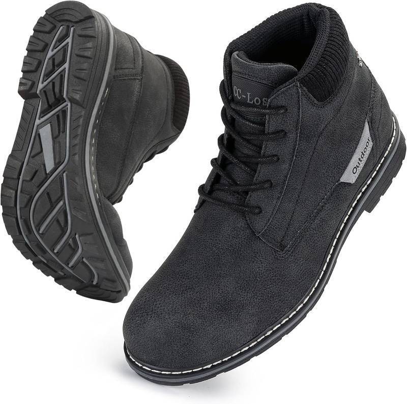 lot 191636 image: CC-Los Mens Hiking Boots Waterproof Casual Chukka Boots for Men