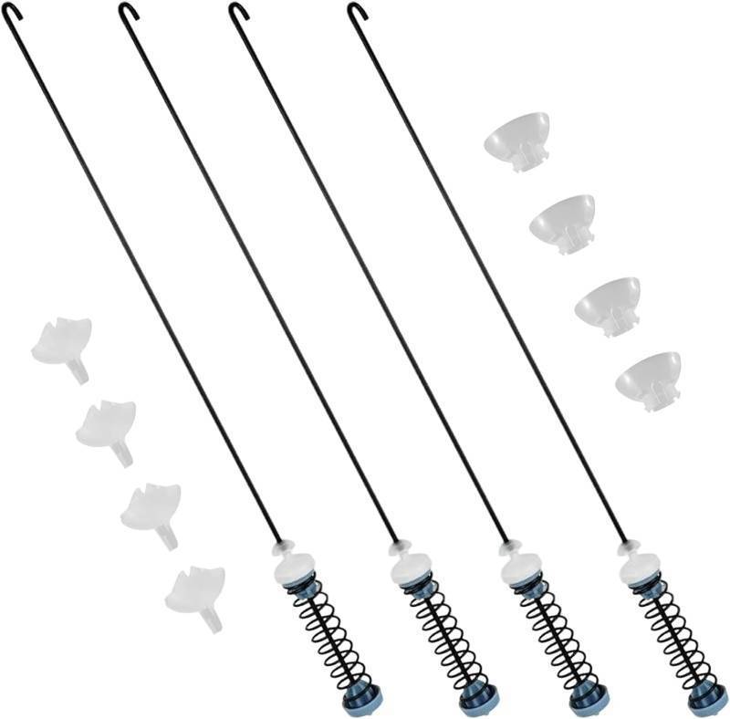 lot 191653 image: W11682068 Washer Suspension Rods Kit (4 Pcs) Replace PD00083790 4983953 OEM28862894 PS12746501 EAP12746501 FIX12746501 PS17216431 EAP17216431 FIX17216431 Fit for MAT24PDAGW0 MAT24PDAWW0 MVWP575GW1