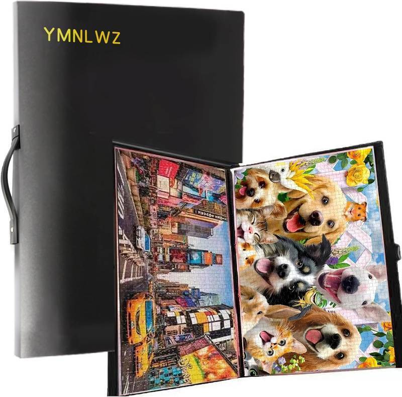 lot 191656 image: YMNLWZ Puzzle Storage 1000 Pieces Large-Capacity Storage Puzzle, 20 Transparent Pockets, Portable, Dustproof and Stain-Proof, Suitable for Puzzle Lovers to Collect Puzzle Storage Gifts