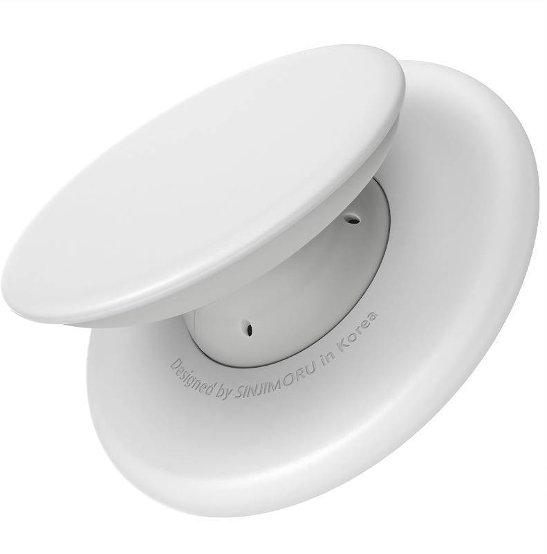 lot 191671 image: Sinjimoru for MagSafe Phone Grip, Plastic Magnetic Finger Grip for iPhone 1716151413, Comfortable One-Touch Holding, M-Tap Tok White