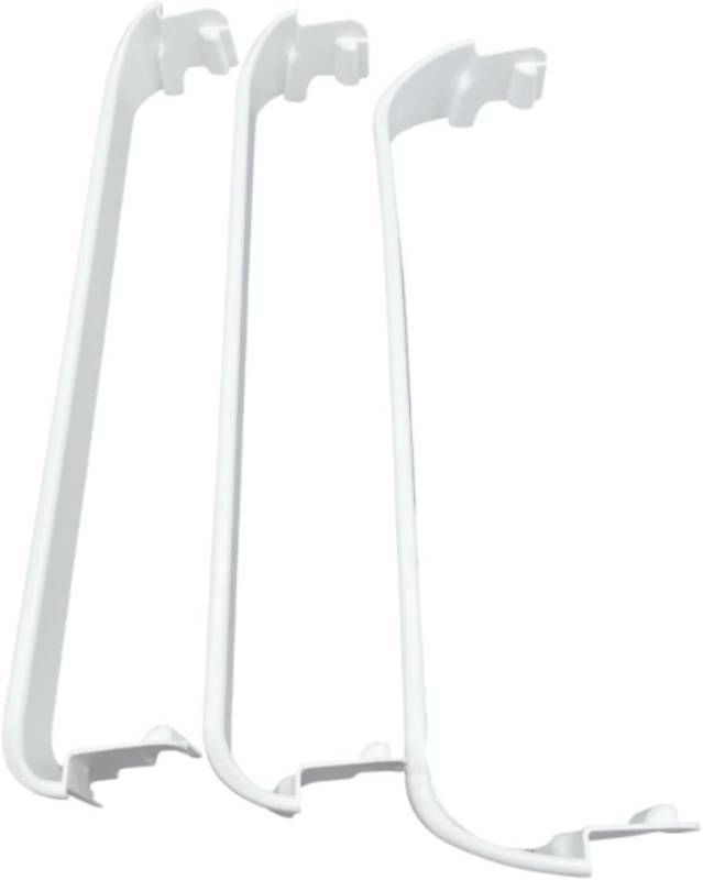 lot 291520 image: Yajuyi 3 Pieces Refrigerator Shelf Refrigerator Door Shelf Accessories for Refrigerator Part Sturdy Refrigerator Door Shelf Rack Bar