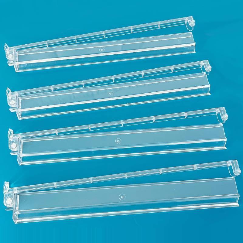 lot 391579 image: DNB Mahjong Rack Pusher Set - 4 Transparent Acrylic Mahjong Rack with Built in Pushers Set - Clear