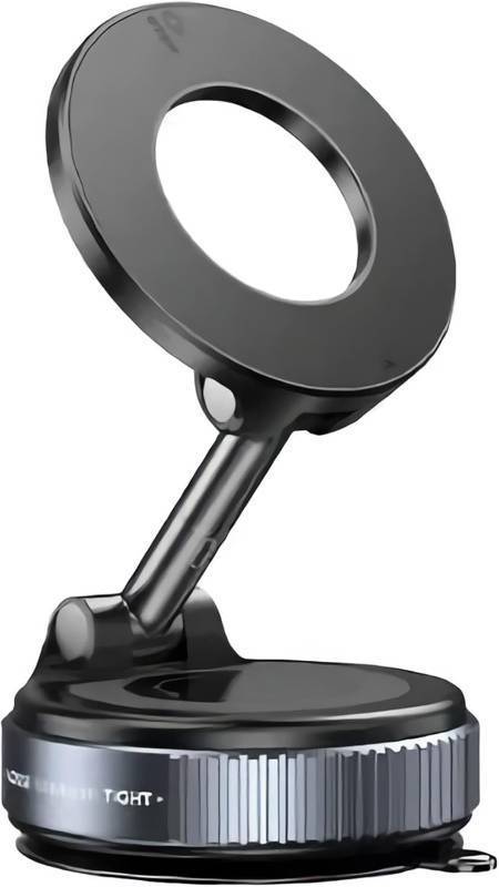 lot 391603 image: F&N Trading Inc F&N Magnetic Car Phone Mount with Suction Cup   360  Adjustable Holder for Windshield, Dashboard, Rear Windows   Rideshare & Backseat Entertainment (Black)