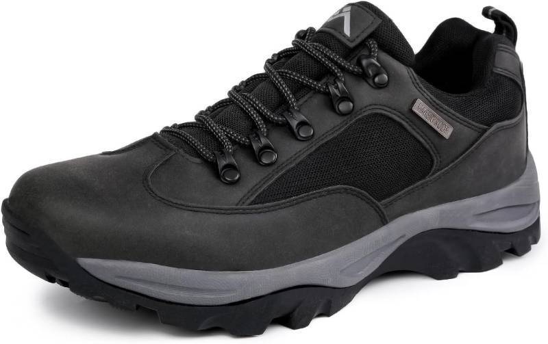 lot 491803 image: CC-Los Hiking Shoes for Men Lightweight Comfortable Walking Sneakers Black 9