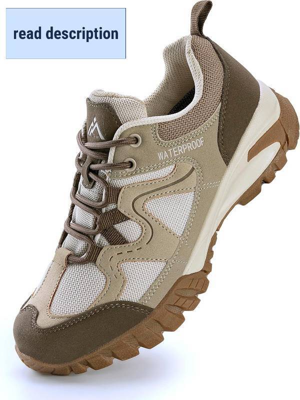 lot 491815 image: CC-Los Womens Lightweight Waterproof Hiking Shoes for Walking, Outdoor & Climbing Size 5.5-11