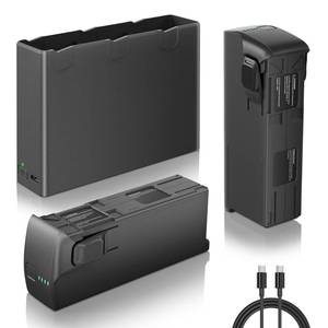 lot 16715 image: MVMOD Avata 2 Battery 2 Pack with Charging Station, 2150mAh Intelligent Flight Avata 2 Battery Replacement and Two-Way Charging Hub, 23 Minutes of Max Flight Time Compatible with DJI Avata 2 Drone - Retail $220