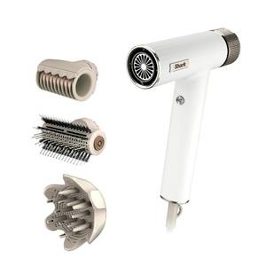Shark Hair Dryer SpeedStyle RapidGloss Finisher and High-Velocity, Ionic Hair Blow Dryer with IQ Speed Styling and Drying Suite, No Heat Damage, Best for Curly and Coily Hair, Silk, HD332 - Retail: $159
