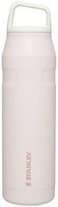 lot 16749 image: See photos Marks on Outside of Bottle Stanley IceFlow Cap and Carry Water Bottle 36 oz  Wide Mouth Twist Lid  Lightweight and Leakproof for Travel and Sports  Insulated Stainless Steel  BPA-Free  Rose Quartz Glimmer - Retail $35