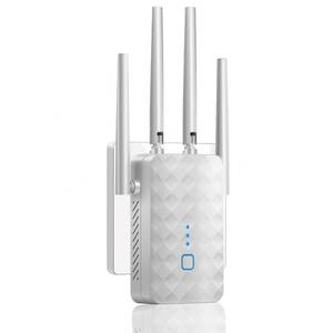lot 16788 image: WiFi Extender Signal Booster for Home Internet Repeater Range Covers Up to 999 Sq.ft and 15 Devices - Retail $23