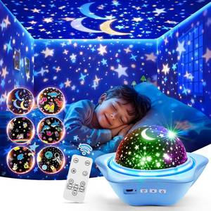 lot 16809 image: Night Light for Kids Night Light Projector, Baby Night Lights for Bedroom, Star Projector Galaxy Light Star Lights for Bedroom, Glow in The Dark Stars for Ceiling, Baby Sensory Toys, Kids Room Decor - Retail $29