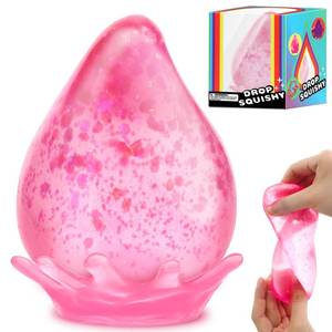 lot 16824 image: Aooess Fidget Toys Stress Cube for All Ages Cube Squishies Anxiety Stress Relief, Ice Squishy Drop Malt Sugar Balls, Soft Sensory Calming Toys for Kids, Teens and Adults Party Favors, Pink - Retail $5,141