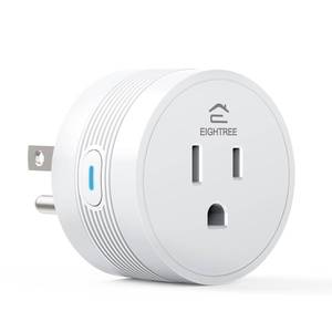 lot 16922 image: EIGHTREE Smart Plug 2025 Upgrade to 15A, Bluetooth & Wi-Fi Outlet Plug Dual Connection, Voice Control, Remote Control Outlet Timer Indoor, Smart Plugs That Work with Alexa & Google, 2.4GHz Wi-Fi Only - Retail $8
