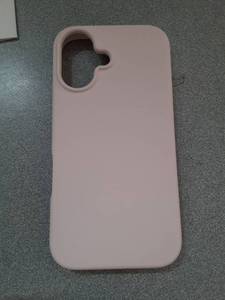 lot 16928 image: GONEZ Magnetic for iPhone 16 Case, Compatible with MagSafe, Screen Protector  Camera Lens Protector, Liquid Silicone Shockproof Protective Phone Case for iPhone 16 6.1, Light Pink - Retail $13
