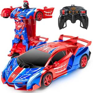 lot 16930 image: Ynybusi Spider Remote Control Car Spider Robot RC Car for Boys, Transformation 2 in 1 Racing RC Cars Toy One Button Deformation & 360°Drifting for Boys Ages 3 4 5-12 Birthday - Retail $22