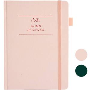 lot 16932 image: JUBTIC ADHD Planner for Adults Women- Undated Daily & Weekly ADHD Journal for Neurodivergent Brains, Organization, Goal-Setting, and Time Management - Gift for Men and Women with ADHD(Pink,8.5x5.8) - Retail $2,096