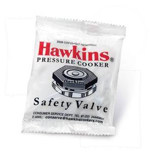 lot 16974 image: Hawkins Aluminium Safety Valve For All Hawkins Pressure Cookers From 1.5 Litre To 14 Litre, Black, Standard (BP SV), 14 Liter - Retail $7