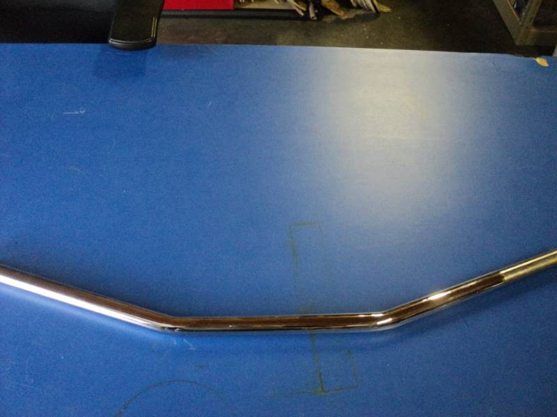 lot 3530 image: Chrome handle bars, 33-12 X 58 diameter