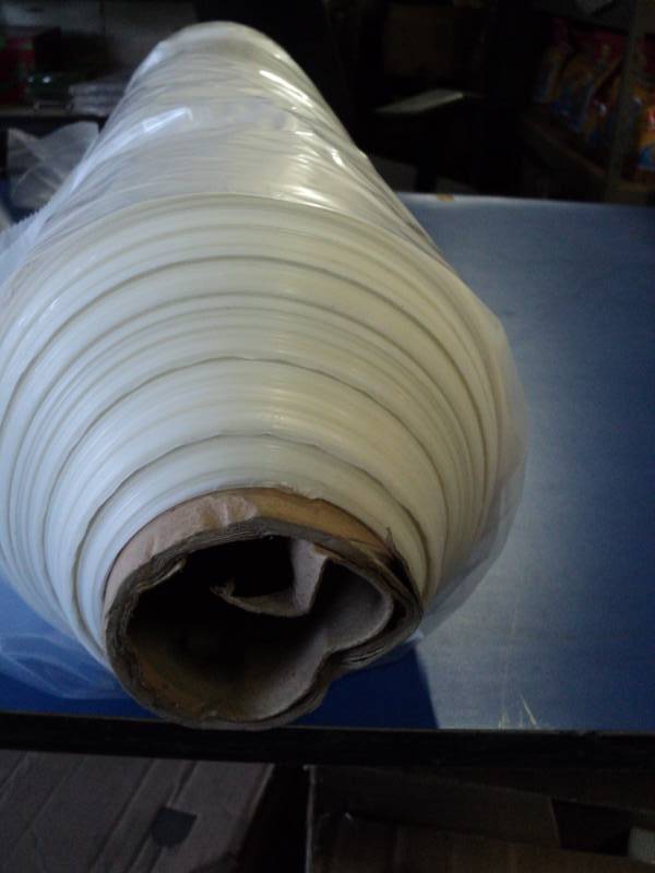 lot 3535 image: (1) roll clear plastic pallet cover bags, 7 X approximately 50 bags