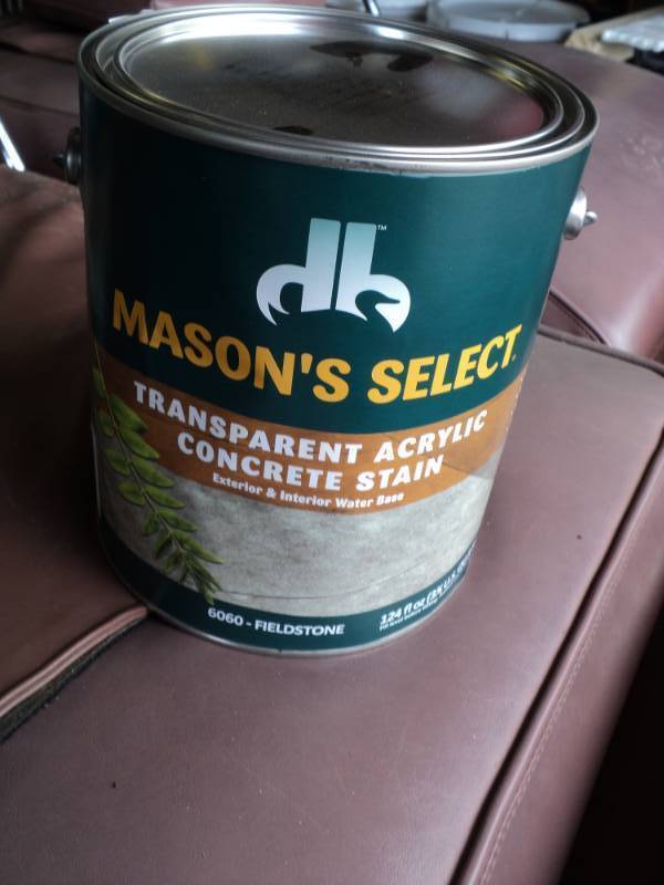 lot 1998 image: (1) gallon Masons Select Transparent Acrylic Stain, 6060 Fieldstone