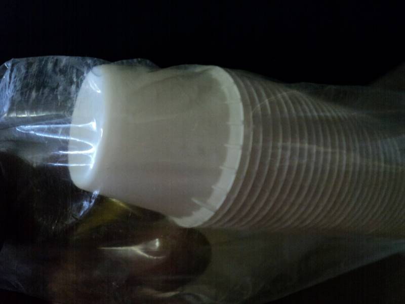 lot 2034 image: (1) case plastic portion cups, 34 oz., 100 per sleeve 50 sleeves per case 5000 total