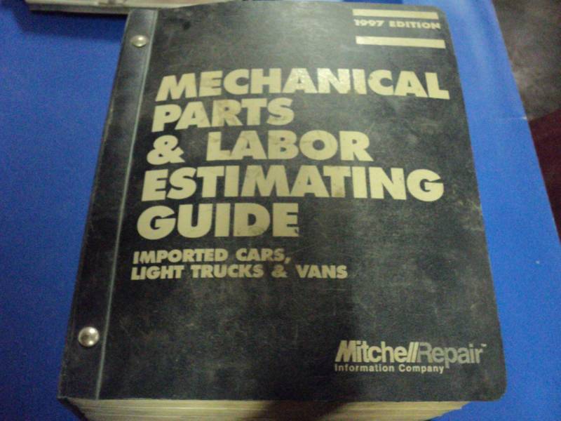 lot 3560 image: Mitchell Repair Mechanical Parts & Labor Estimating Guide 1997 edition