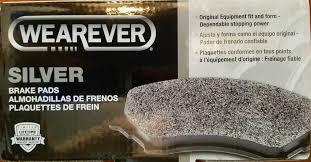 lot 3569 image: Wearever Silver Brake Pads MKD699