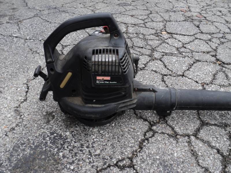 lot 3584 image: Craftsman Blower Vacuum, gas powered, used, vacuum attachments not included, untested