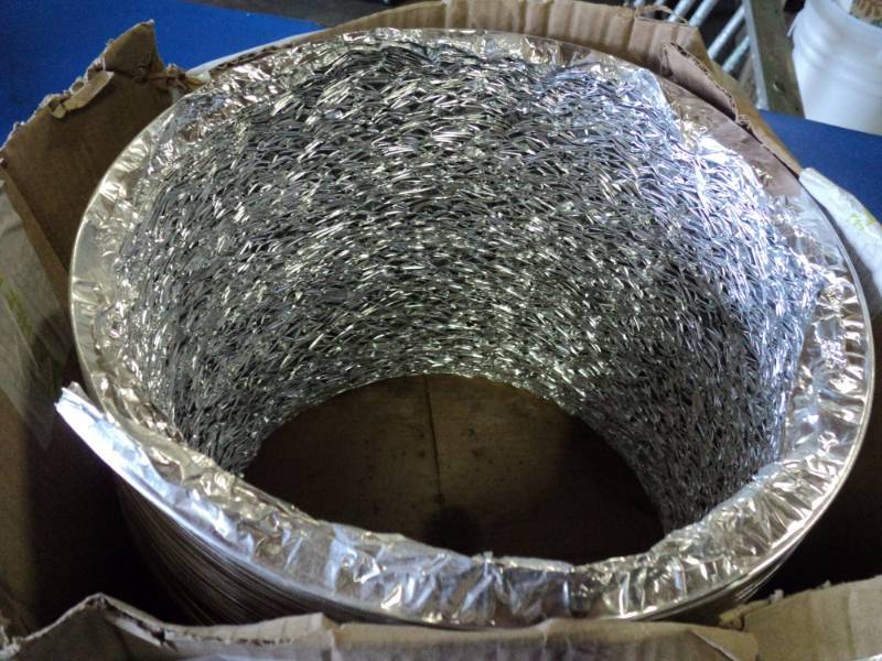 lot 3633 image: 12 diameter expandable duct, approx 10.long