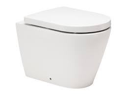 lot 3577 image: Forsan Ceramic Mini Max Back to wall Bidet, white with Soft close lid