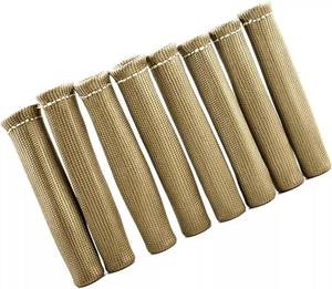 lot 64605 image: Spark Plug Wire Heat Shield - 8-Piece 6-Inch 2500 F Spark Plug Heat Shield Sleeve for LS1  LS2 SBC BBC 350 454 Automotive Trucks (Titanium)