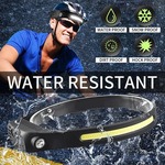 NEW Rechargeable Head lamp light with COB Waterproof Sensor LED Headlamp