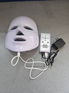 EVFOFO Red Light Mask for Face, 7 Custom Modes with Infrared, 850nm Infrared & Red Light Masks, Portable with Timer for Home Use - Retail: $100
